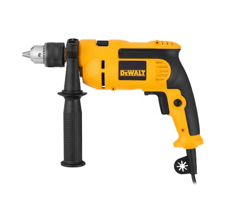 FURADEIRA DE IMPACTO 1/2'' (13 MM)750W - VELOCIDADE VARIÁVEL E REVERSÍVEL (220V) (DWD502B2) - DEWALT